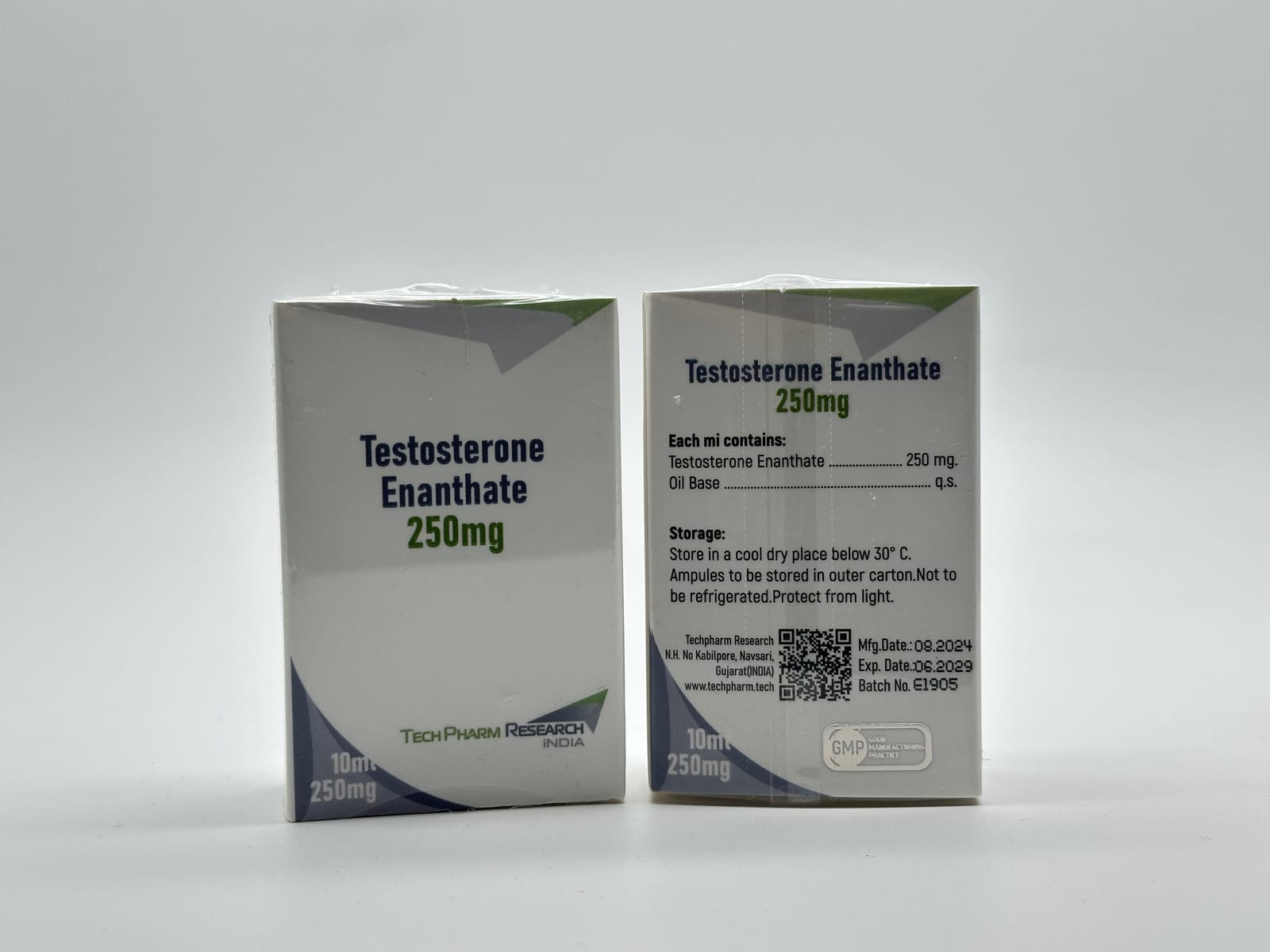 TechPharm — Testosterone Enanthate 250mg/mL × vial 10mL-1