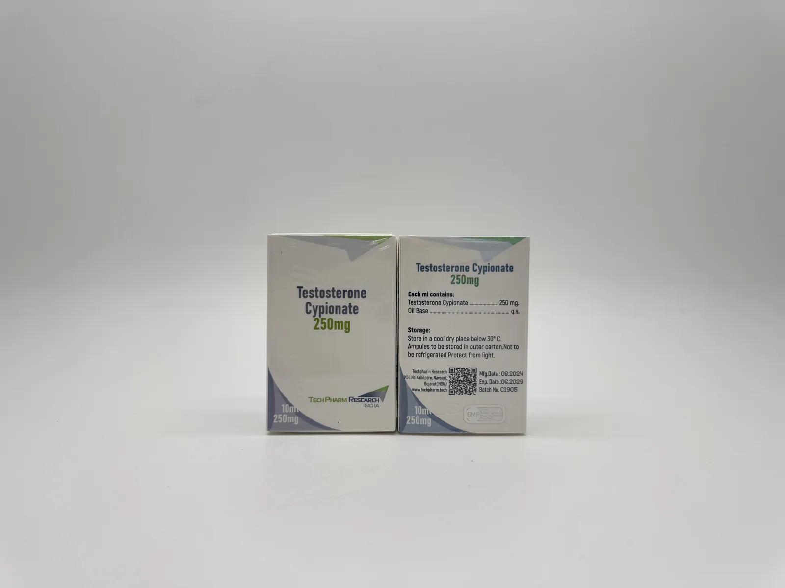 TechPfarm Testosterone Cypionate 250mg/mL × vial 10mL-1